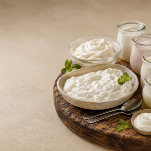 Crèmes et yaourts